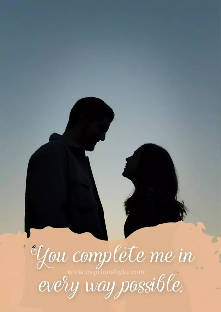 Love captions for couples