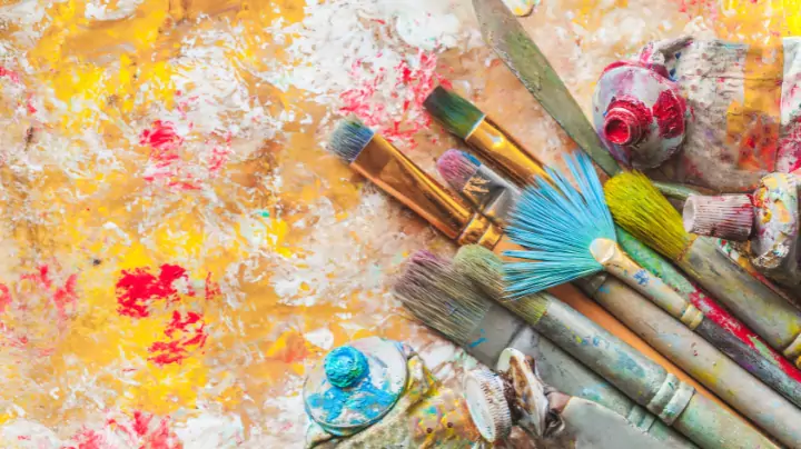 painting captions for Instagram